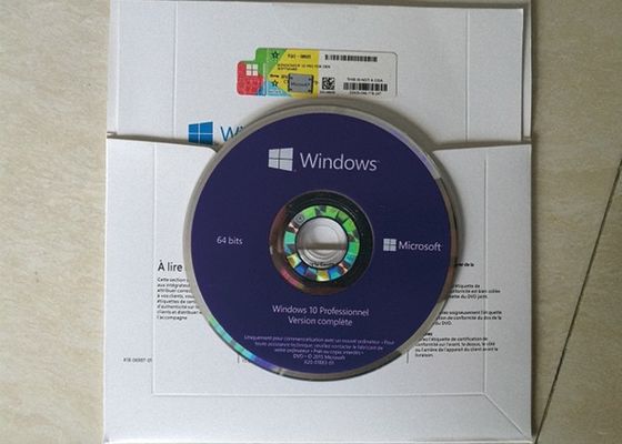 Chine Autocollant 64BIT d'OEM de Windows 10 français de fonctionnaire de version pro pour le PC tout neuf fournisseur